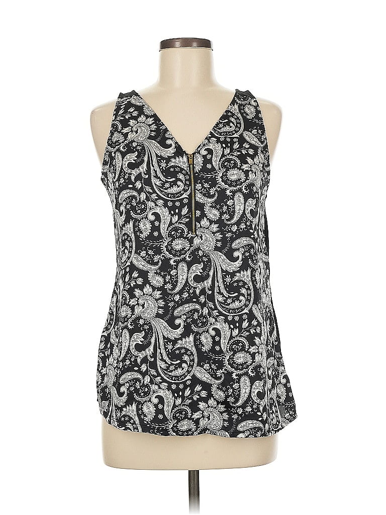 Pre-owned Express Outlet Sleeveless Blouse In Black