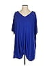 Pebble and Stone Blue Short Sleeve Top Size S - photo 1