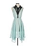 Studio Y Teal Cocktail Dress Size XS - photo 1