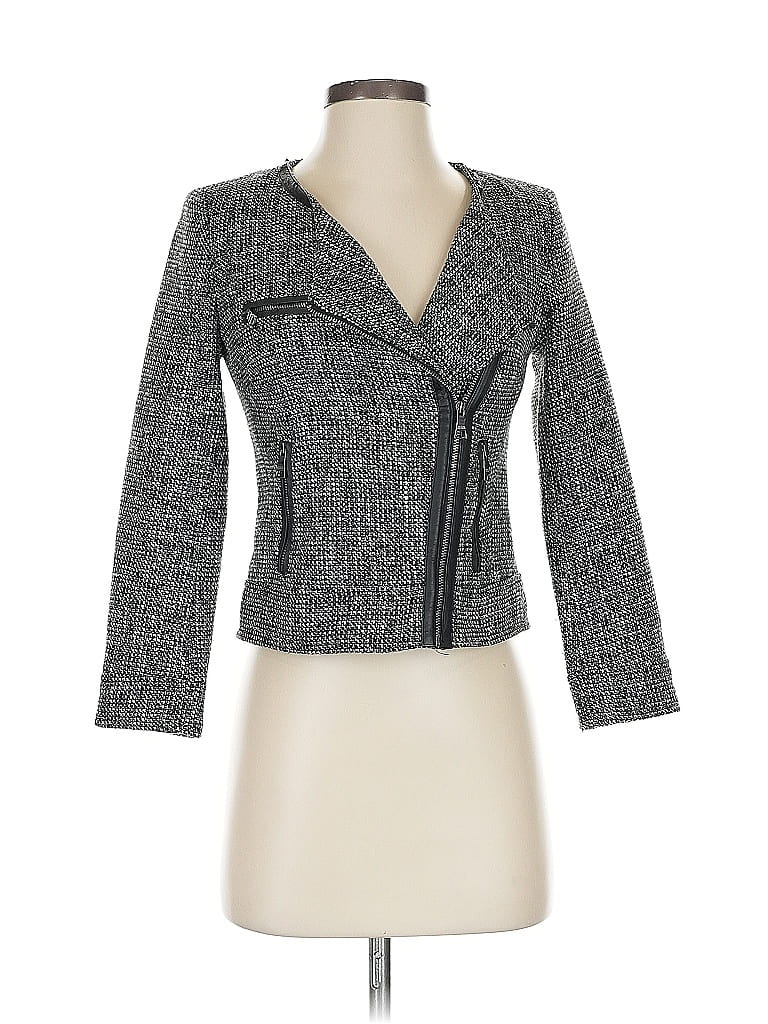 Pre-owned Banana Republic Factory Store Blazer Jacket In Gray