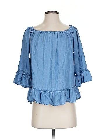 BeachLunchLounge 3/4 Sleeve Blouse (view 1)