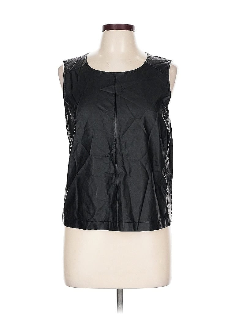 Pre-owned Banana Republic Sleeveless T-shirt In Black