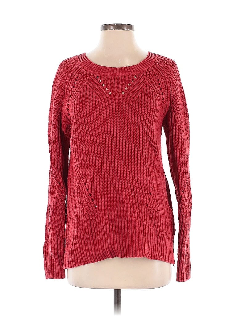 Click to view more detailed imagery on our partner's website Pre-owned Lucky Brand Pullover Sweater In Red