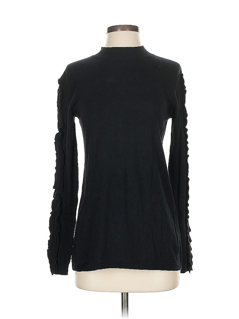 Pre-owned Soft Surroundings Turtleneck Sweater In Black