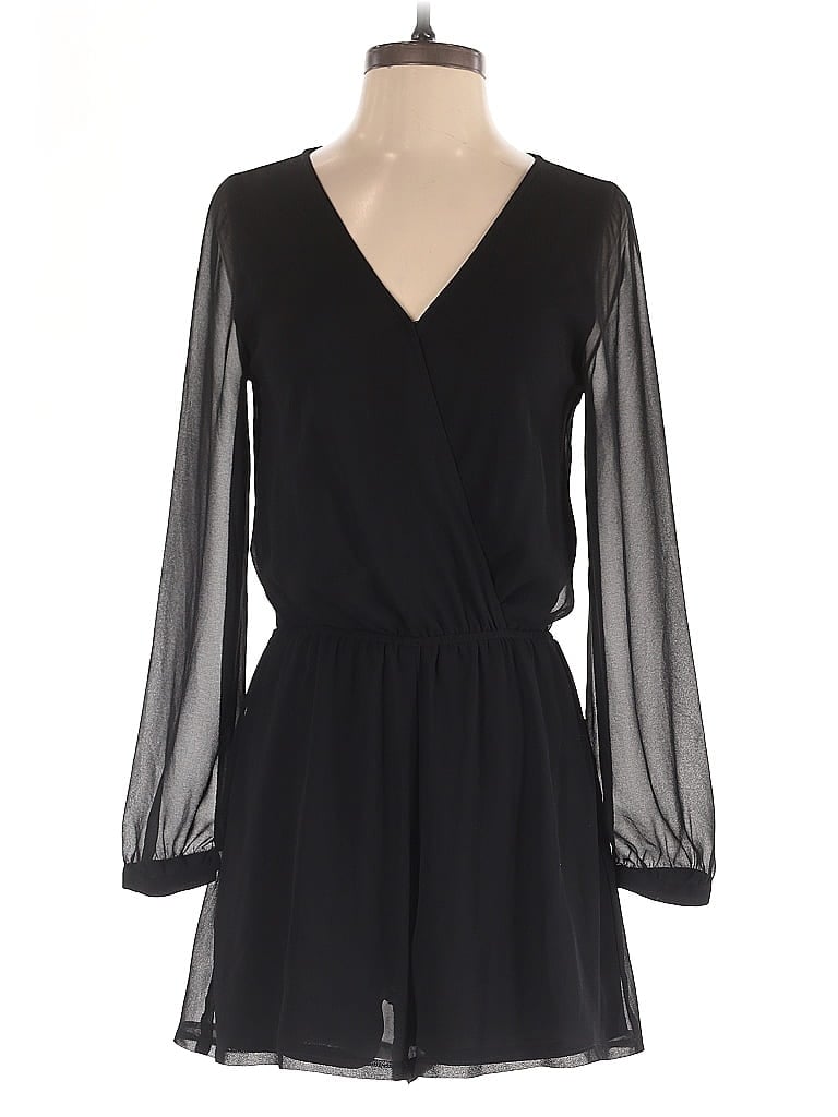 Pre-owned Express Romper In Black