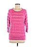 Haley K. Pink Pullover Sweater Size M - photo 1