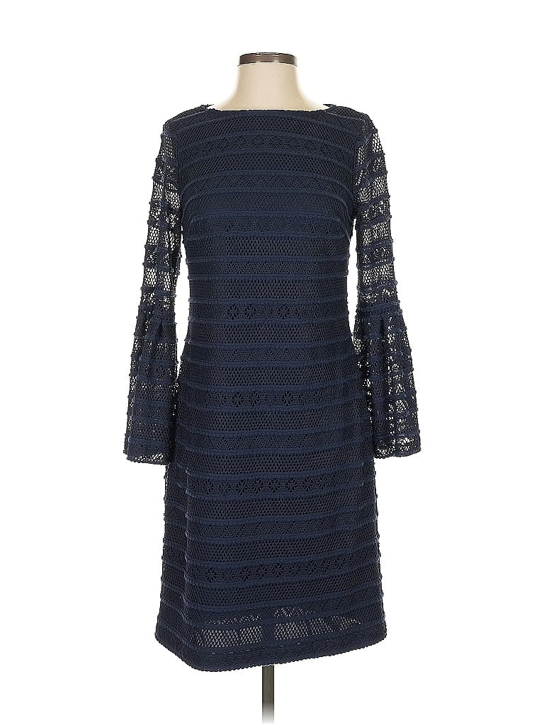 Chaps Cocktail Dress In Blue