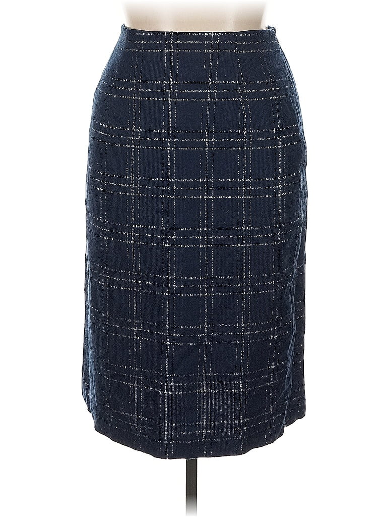 Pre-owned Leslie Fay Formal Skirt In Blue