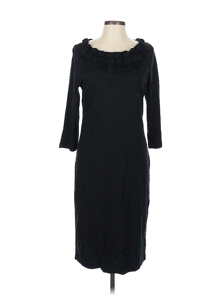 Pre-owned Talbots Casual Dress In Black