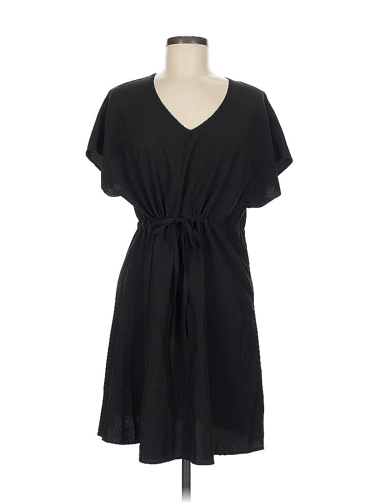 Pre-owned Ekouaer Casual Dress In Black