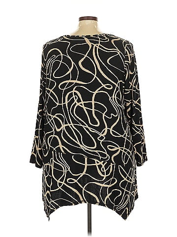 LOGO by Lori Goldstein Long Sleeve Blouse (view 2)