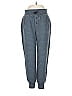 Everlane 100% Organic Cotton Chevron-herringbone Blue Casual Pants Size M
