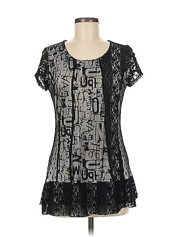 Bali Corp Short Sleeve Blouse (view 1)