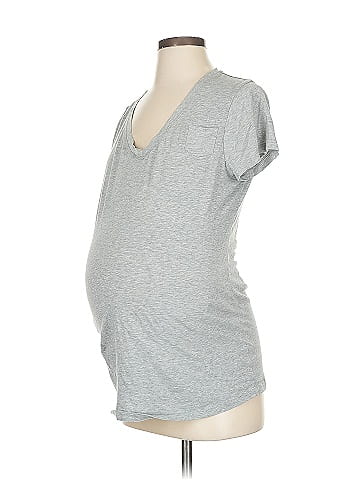 Liz Lange Maternity for Target Short Sleeve Henley (view 1)