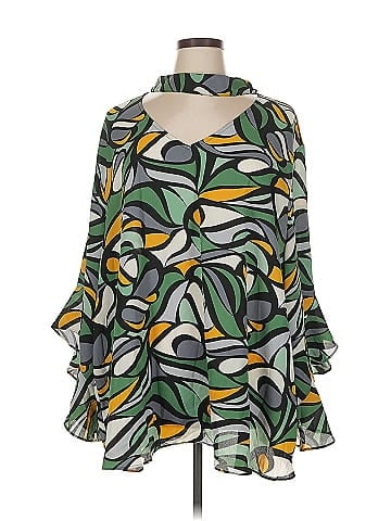 Ashley Stewart 3/4 Sleeve T-Shirt (view 1)