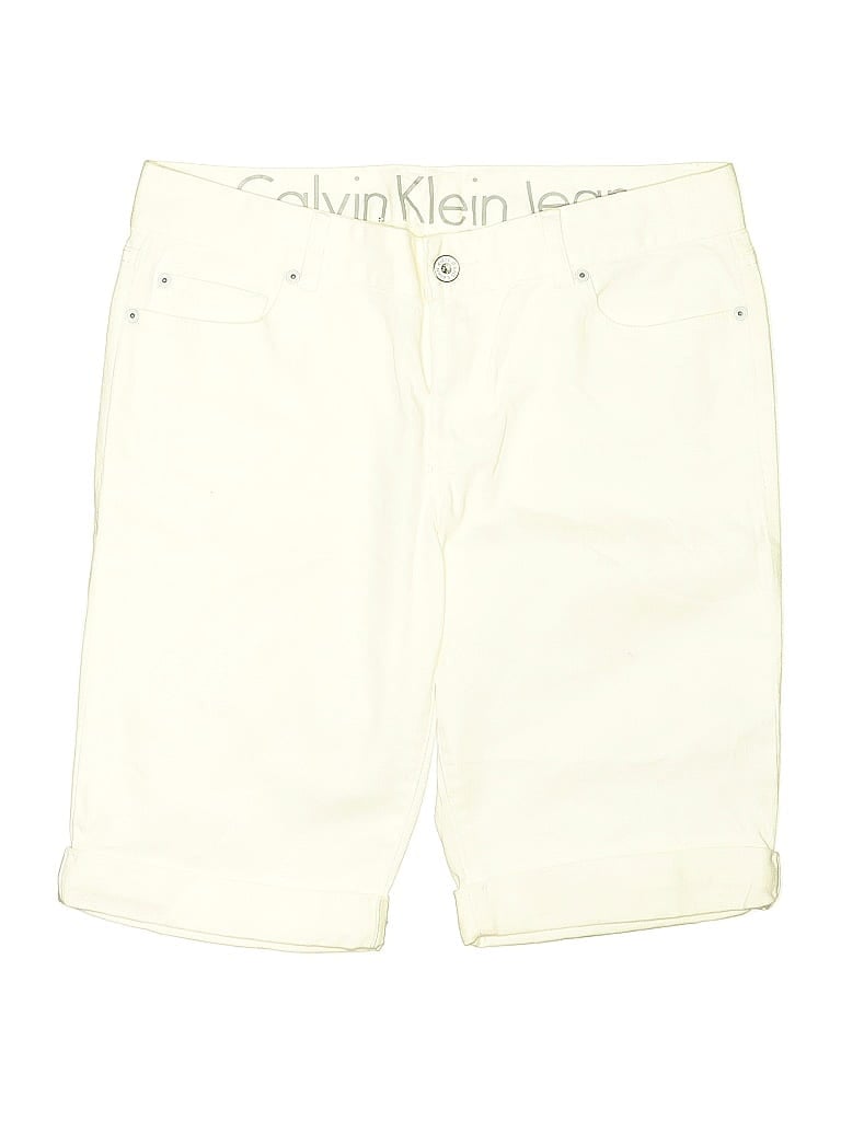 Click to view more detailed imagery on our partner's website Pre-owned Calvin Klein Jeans Est.1978 Calvin Klein Jeans Denim Shorts In White