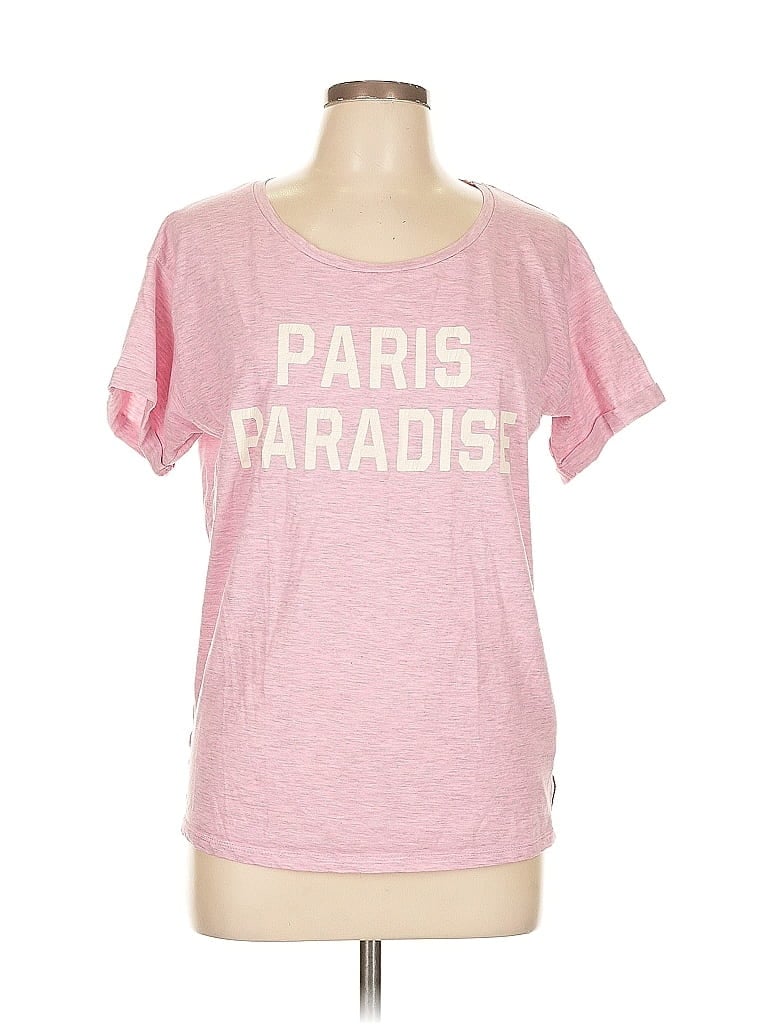 Pre-owned Maison Scotch Short Sleeve T-shirt In Pink