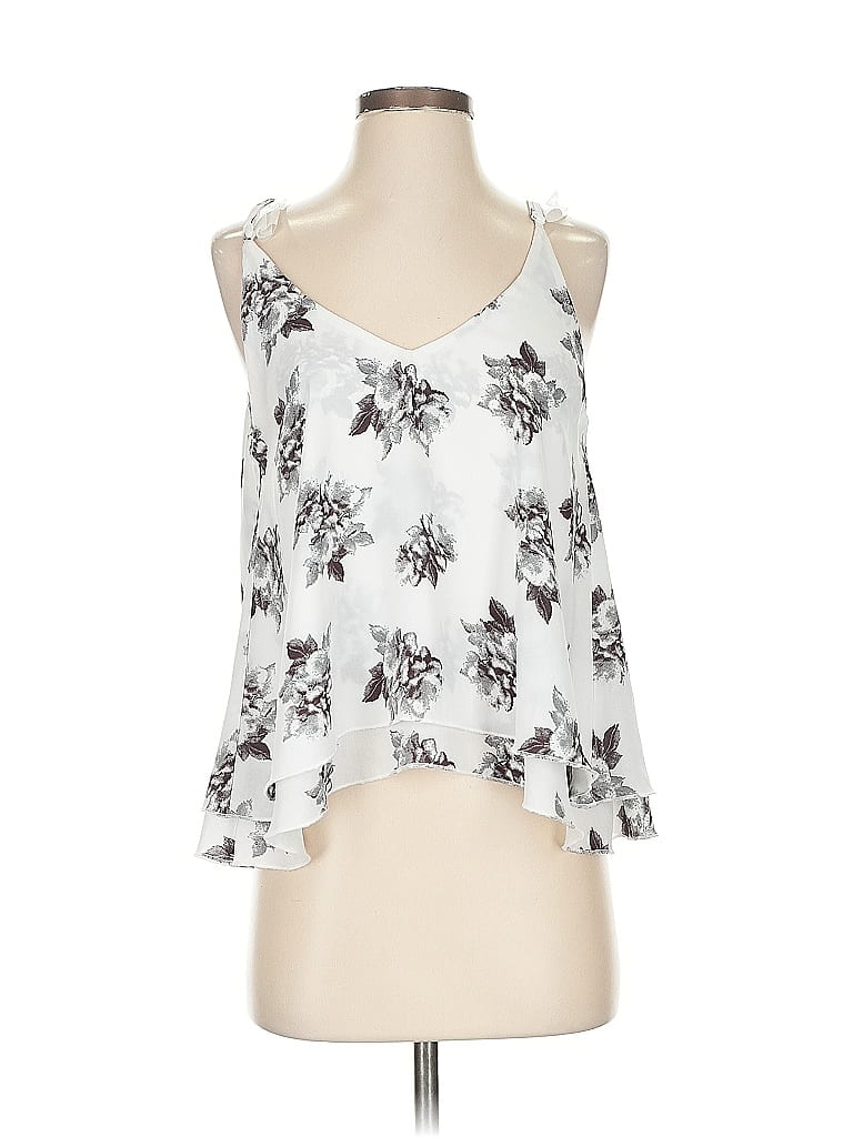 Pre-owned Tobi Sleeveless Blouse In White