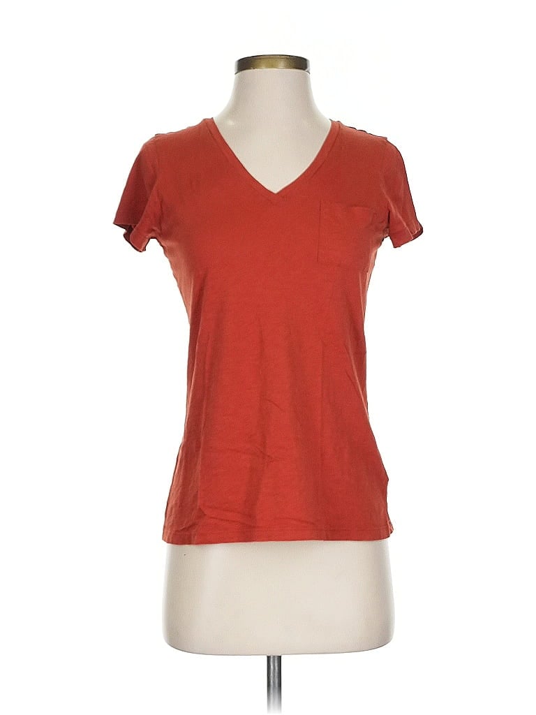 Pre-owned Max Studio Short Sleeve T-shirt In Red