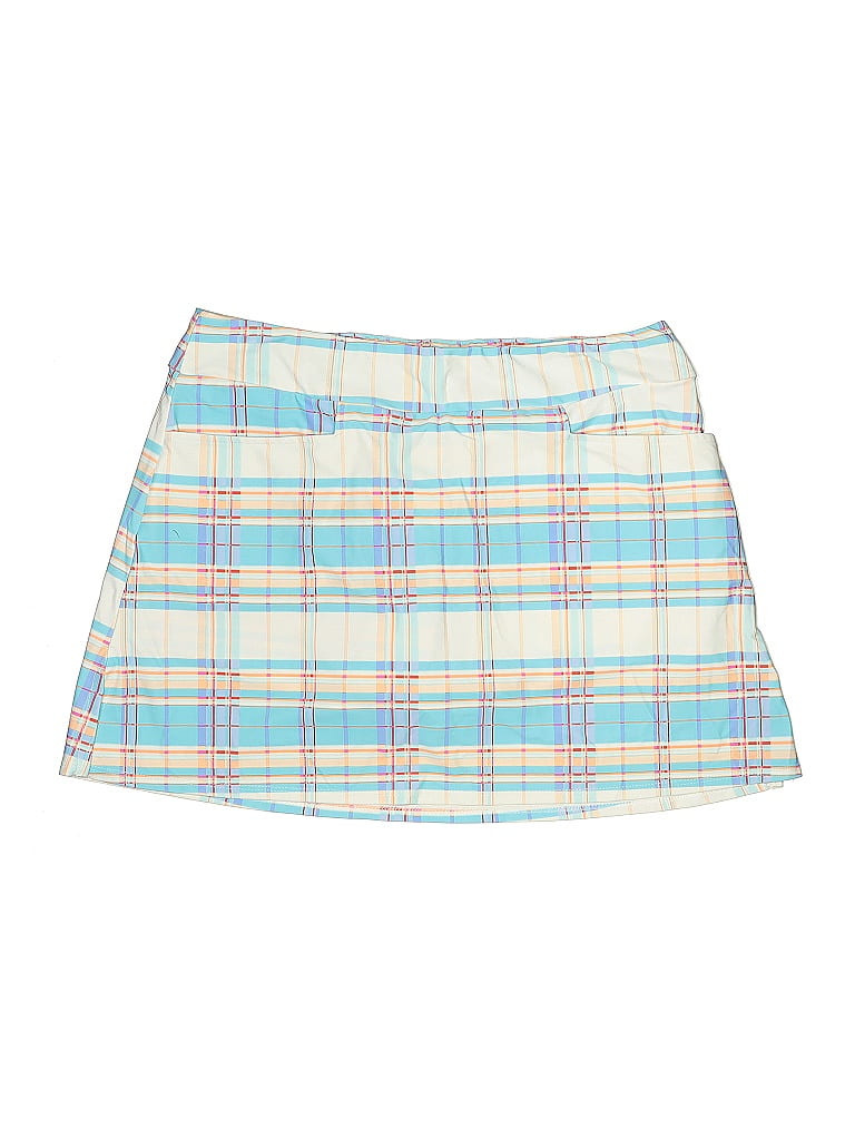 Jude Connally Plaid Blue Active Skort Size L - photo 1