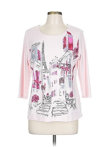 Karen Scott 3/4 Sleeve T-Shirt (view 1)