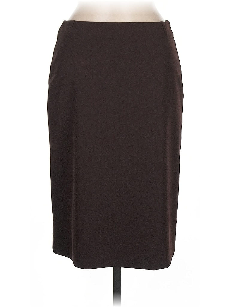 Prada Solid Brown Formal Skirt Size EU (IT) 42 / US 6 - photo 1