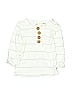 Assorted Brands Ivory White Long Sleeve Henley Size 0-3 mo - photo 1