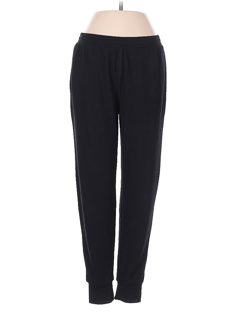Pre-owned Athleta Track Pants In Black
