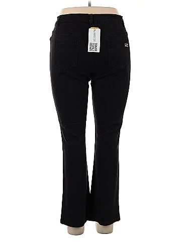 DG^2 by Diane Gilman Black Stretchy Slim Fit Jeans (view 2)