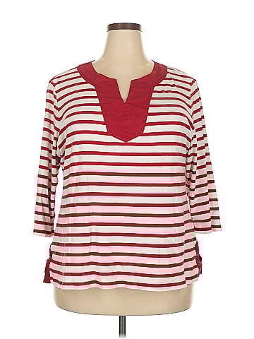 Karen Scott Sport 3/4 Sleeve Top (view 1)