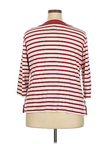 Karen Scott Sport 3/4 Sleeve Top (view 2)