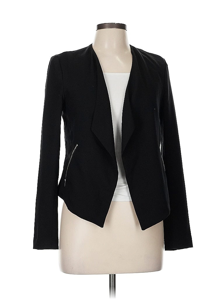 Pre-owned Divided By H&m Blazer Jacket In Black