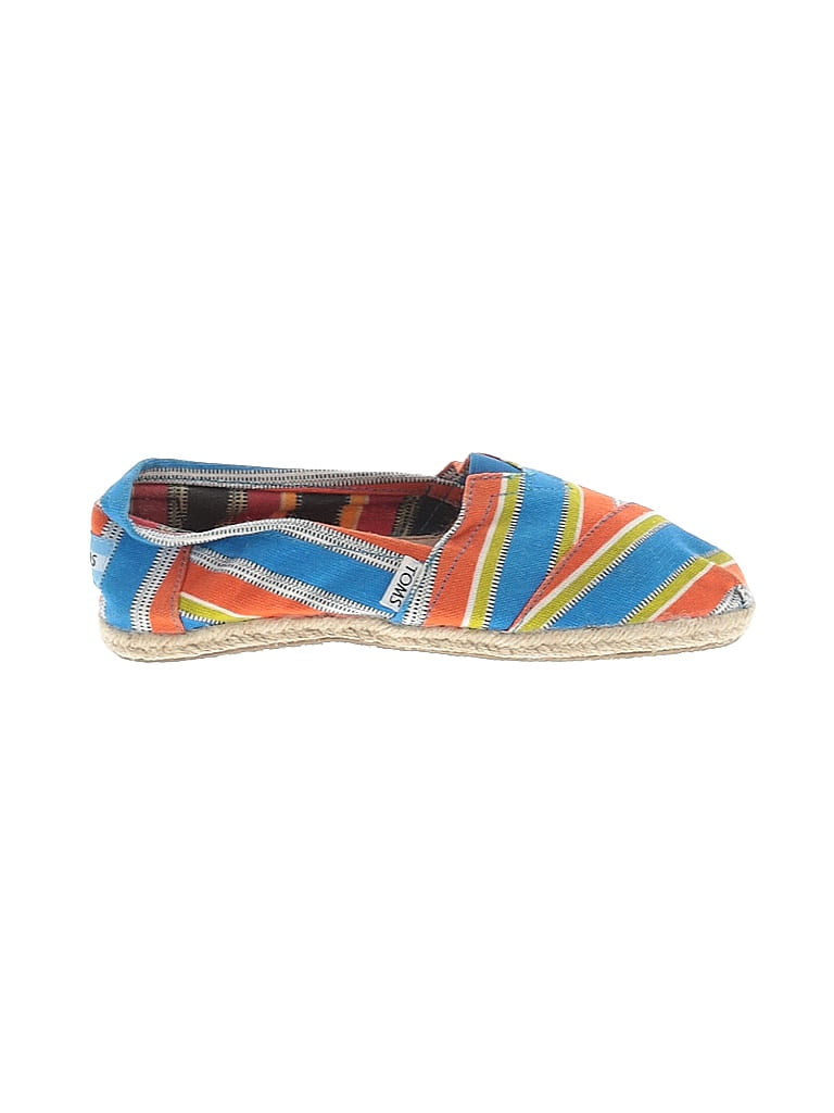 TOMS Stripes Blue Flats Size 7 - photo 1