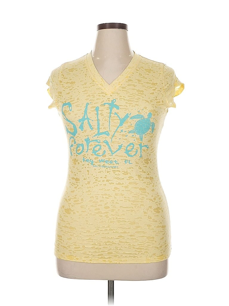 Pre-owned Exist Sleeveless T-shirt In Yellow