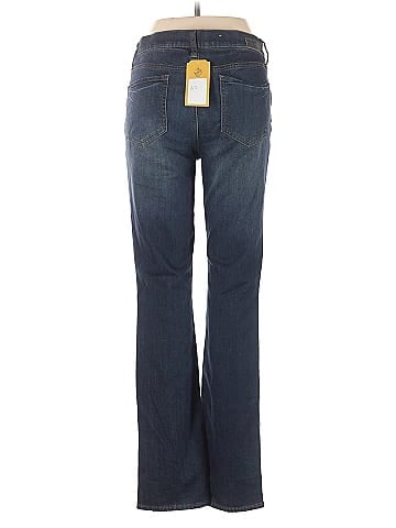 DKNY Jeans Stylish Blue Straight Leg Jeans (view 2)