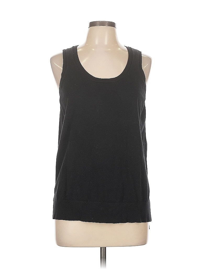Pre-owned Ann Taylor Loft Sweater Vest In Black