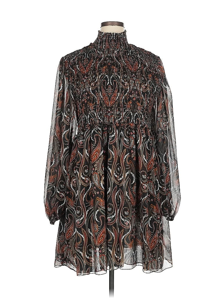 MISA Los Angeles Paisley Brown Casual Dress Size XL - photo 1