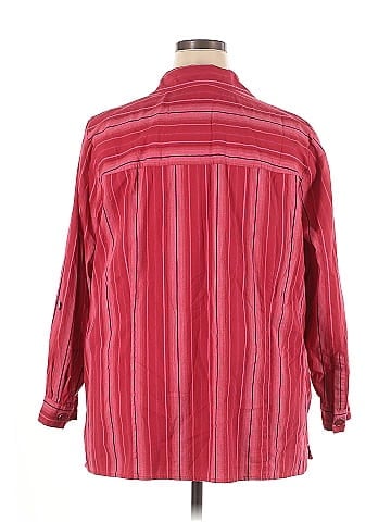 Liz & Me 3/4 Sleeve Button-Down Shirt (view 2)