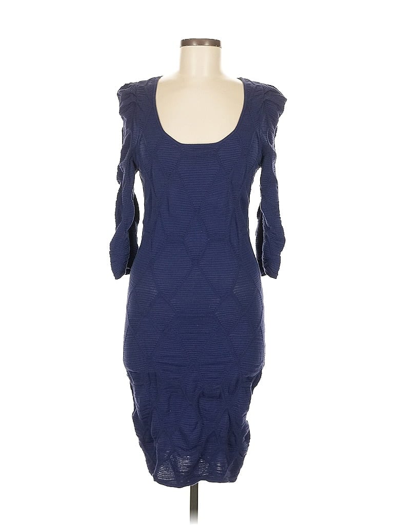 Pre-owned H&m Cocktail Dress In Blue