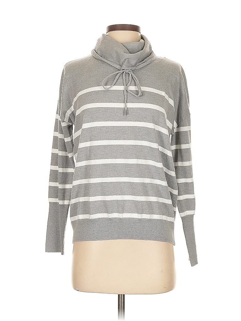 Pre-owned Max Studio Turtleneck Sweater In Gray