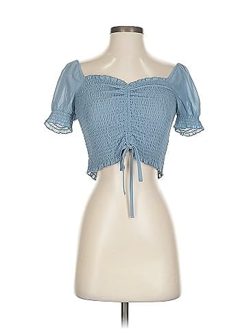 Love Tree Short Sleeve Blouse (view 1)
