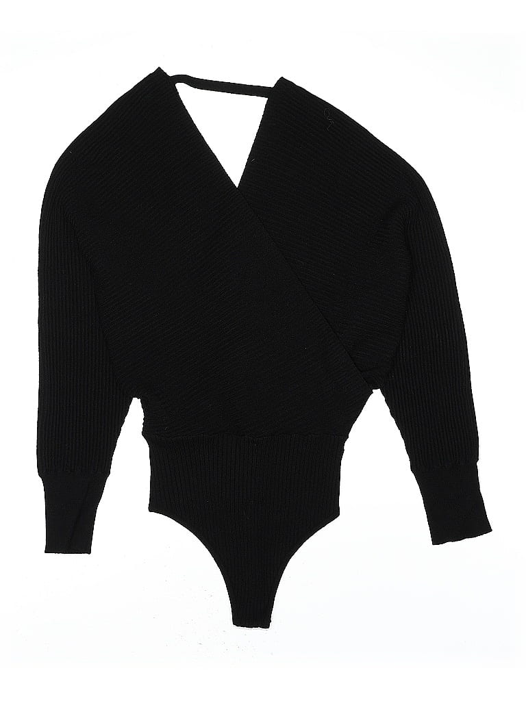 Pre-owned Le Lis Bodysuit In Black