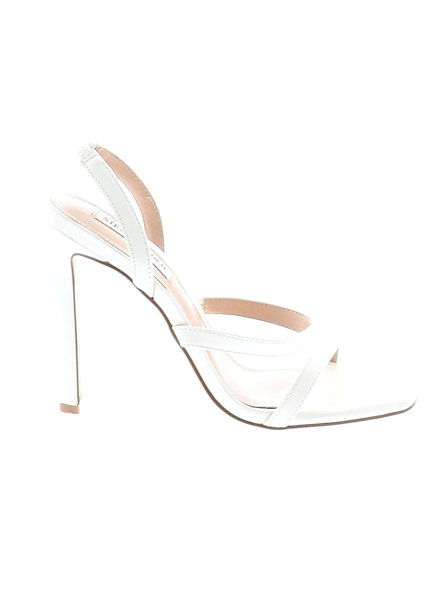 Steve Madden White Heels Size 6 1/2