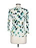 Les Copains Teal Ivory 3/4 Sleeve Blouse Size EU 42 / US 12 - photo 2