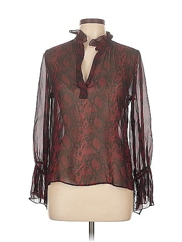Nili Lotan 3/4 Sleeve Silk Top (view 1)
