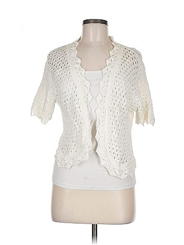 North Style White Cotton Cropped Short Sleeve (view 1)
