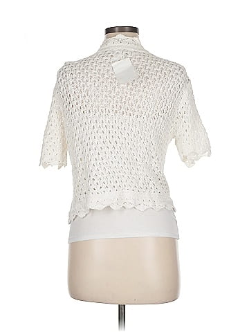 North Style White Cotton Cropped Short Sleeve (view 2)