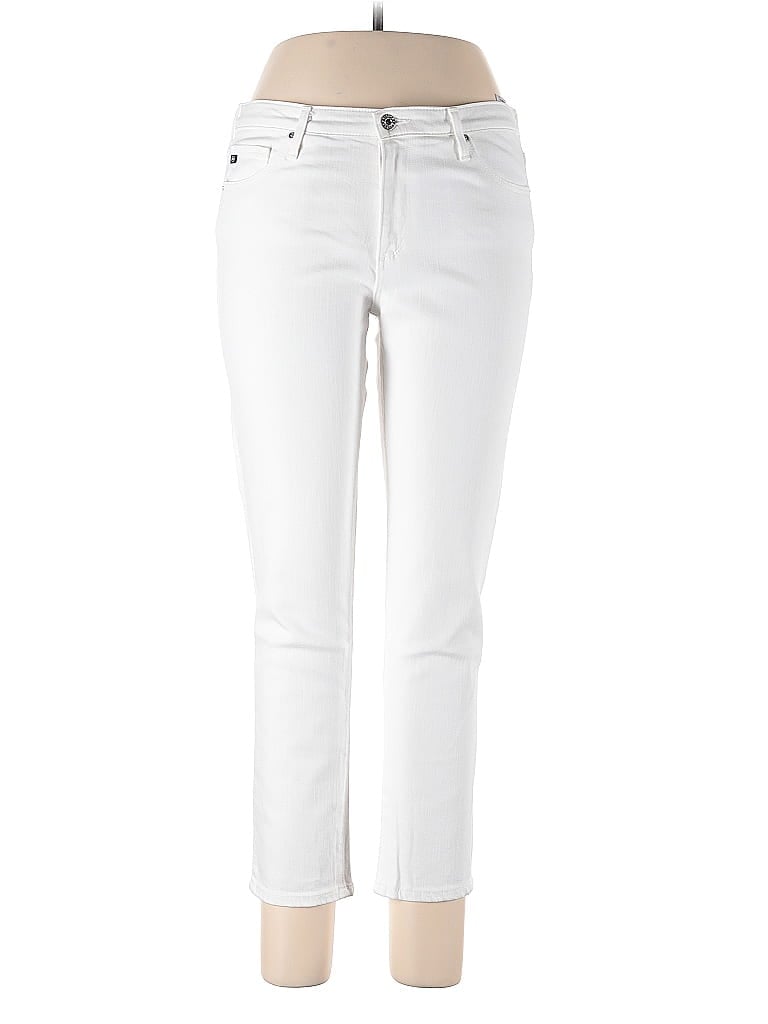 Pre-owned Adriano Goldschmied Jeans In White
