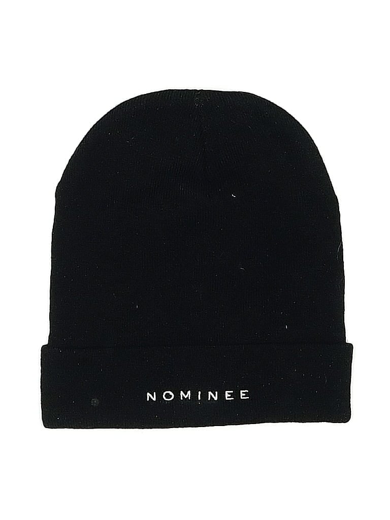 Pre-owned Assorted Brands Beanie Hat In Black