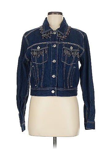 Falls Creek Classic Blue Embellished Denim Jacket (view 1)